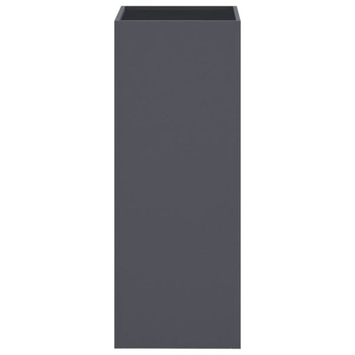 Pflanzkübel aus Stahl 32x29x75 cm Anthrazit - 33% Rabatt