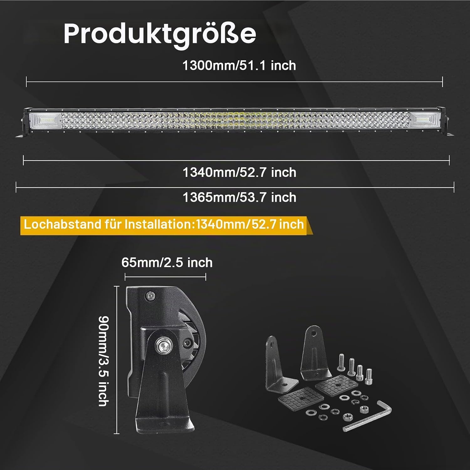 LED Lichtbalken & Arbeitsscheinwerfer Set 675W - 34% Rabatt - Offroad-Upgrade
