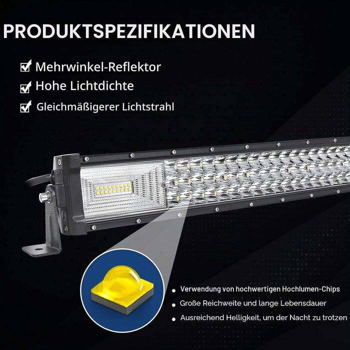 LED Lichtbalken & Arbeitsscheinwerfer Set 675W - 34% Rabatt - Offroad-Upgrade
