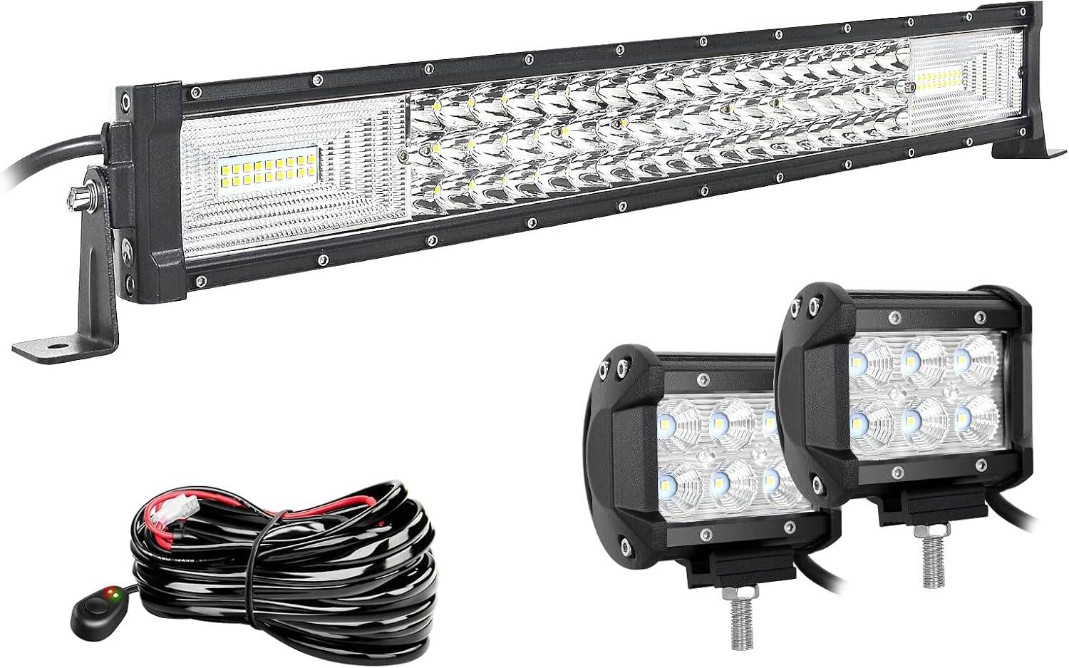 LED Lichtbalken & Arbeitsscheinwerfer Set 675W - 34% Rabatt - Offroad-Upgrade