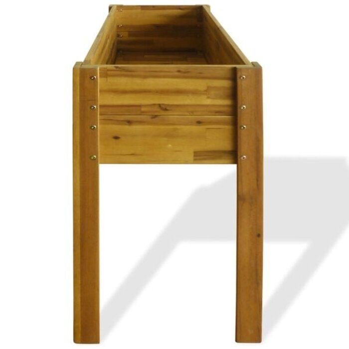 Hochbeet aus massivem Akazienholz 100x40x84cm - 34% Rabatt