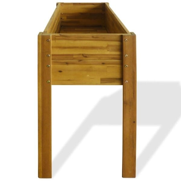 Hochbeet aus massivem Akazienholz 100x40x84cm - 34% Rabatt