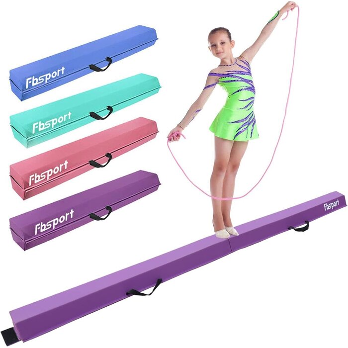 Klappbarer Schwebebalken 300 cm, Rosa - 34% Rabatt auf Retourenware