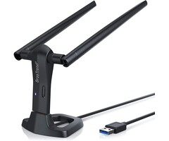 USB-WLAN-Adapter 1200 Mbit/s mit 38% Rabatt - AC1200 Dual-Band, Schwarz