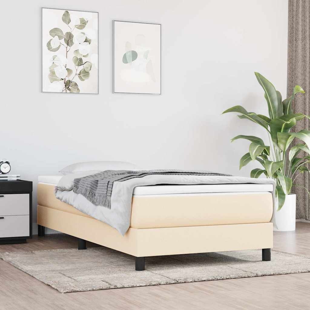 Boxspringbett Rahmen 80x200 cm in Crème - 34% Rabatt