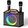Karaoke-Maschine mit 2 Funk-Mikrofonen & RGB-Licht - 30% Rabatt