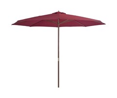 Vidaxl Gartenschirm 350 cm Bordeauxrot - 47% Rabatt