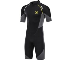 Herren Shorty Neoprenanzug 1,5 mm Schwarz Größe L - 43% Rabatt