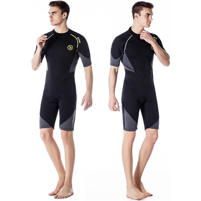 Herren Shorty Neoprenanzug 1,5 mm - Schwarz - Größe L - 32% Rabatt