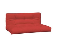 Vidaxl Palettenkissen-Set, 2-tlg., Polyester, Rot - 45% Rabatt