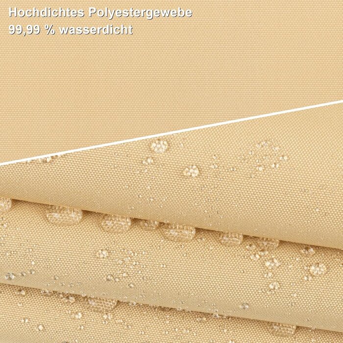 Sonnensegel Dreieck 5x5x7m Sandfarben - 33% Rabatt auf Retourenware