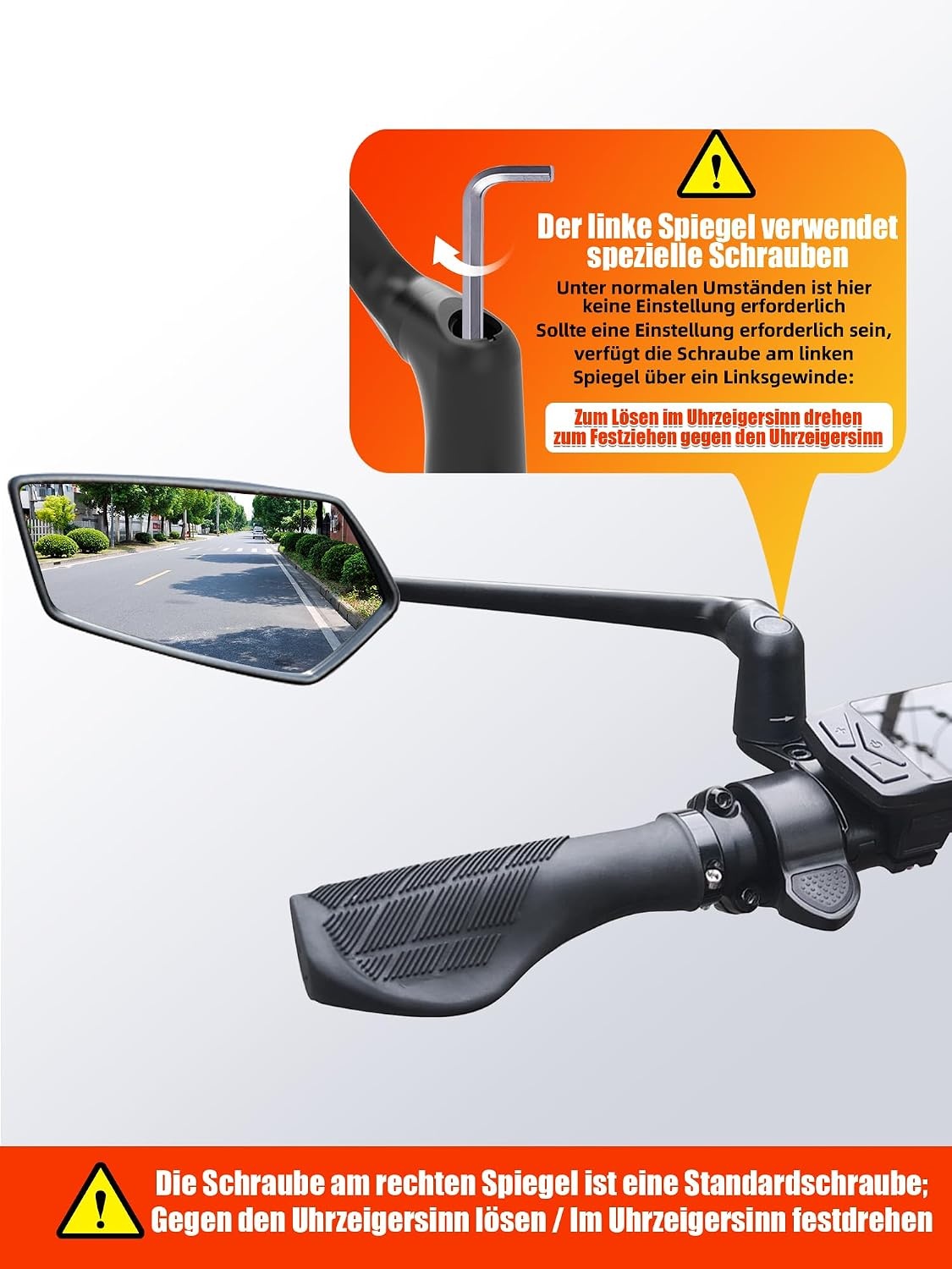 Fahrrad-Rückspiegel Set 3D verstellbar - 32% Rabatt