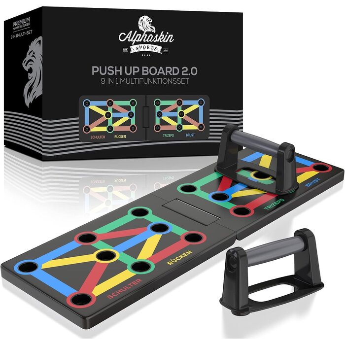 9-in-1 Push-up Board für Oberkörpertraining - 31% Rabatt