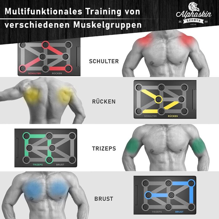 9-in-1 Push-up Board für Oberkörpertraining - 31% Rabatt