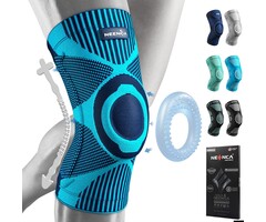 Neenca Kniebandage mit Gelpolster Größe M Hellblau - 40% Rabatt