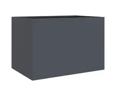 Vidaxl Pflanzkübel aus Stahl, Anthrazit, 62x47x46 cm - 45% Rabatt