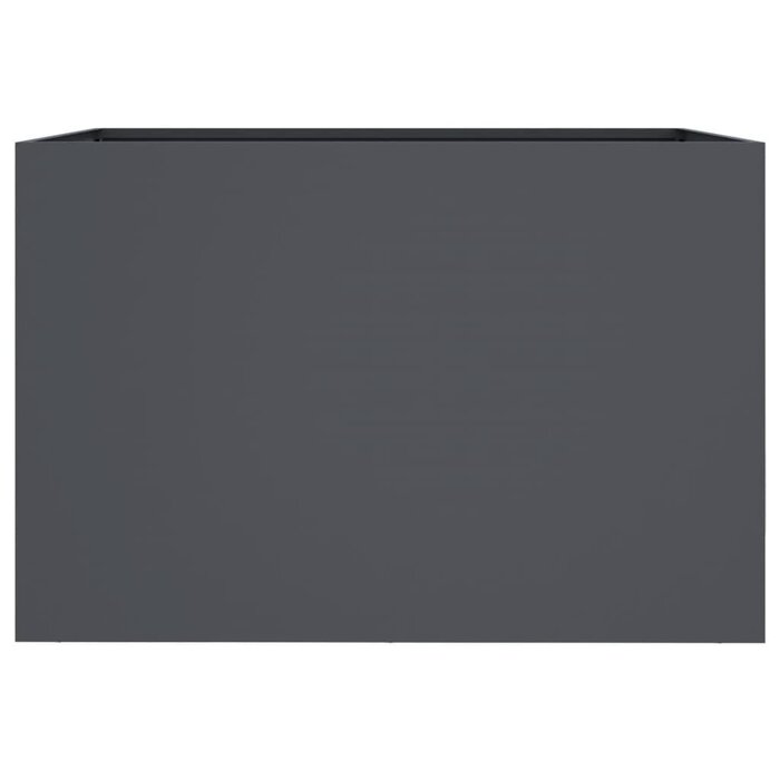 Stahl Pflanzkübel 62x47x46 cm Anthrazit - 33% Rabatt
