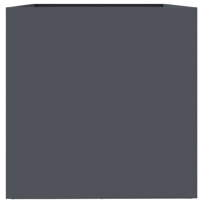 Stahl Pflanzkübel 62x47x46 cm Anthrazit - 33% Rabatt