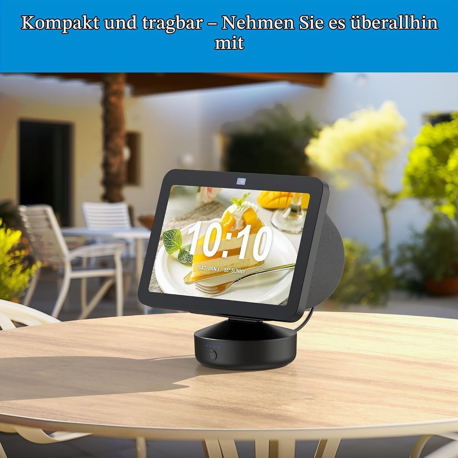 Mobile Akku-Ladestation für Show 8 (3. Gen) - Schwarz - 33% Rabatt