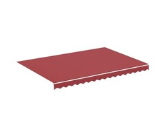 Vidaxl Markisentuch Ersatzbespannung 3,5x2,5m Bordeauxrot - 44% Rabatt