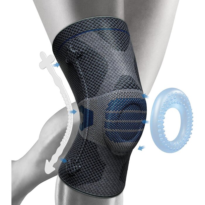 Kniebandage mit Patella-Gelpolster Gr. L - 30% Rabatt