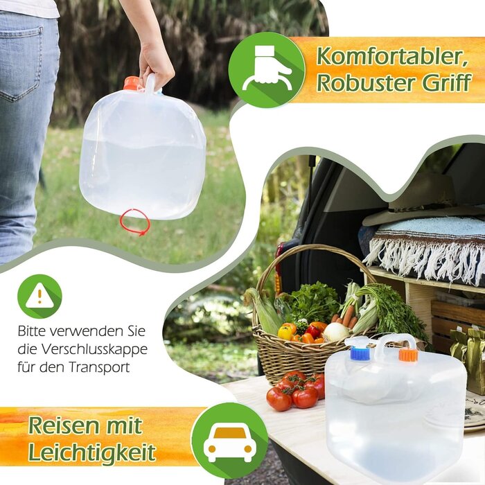 Faltbarer Wassertank 10L - Camping & Outdoor - 29% Rabatt