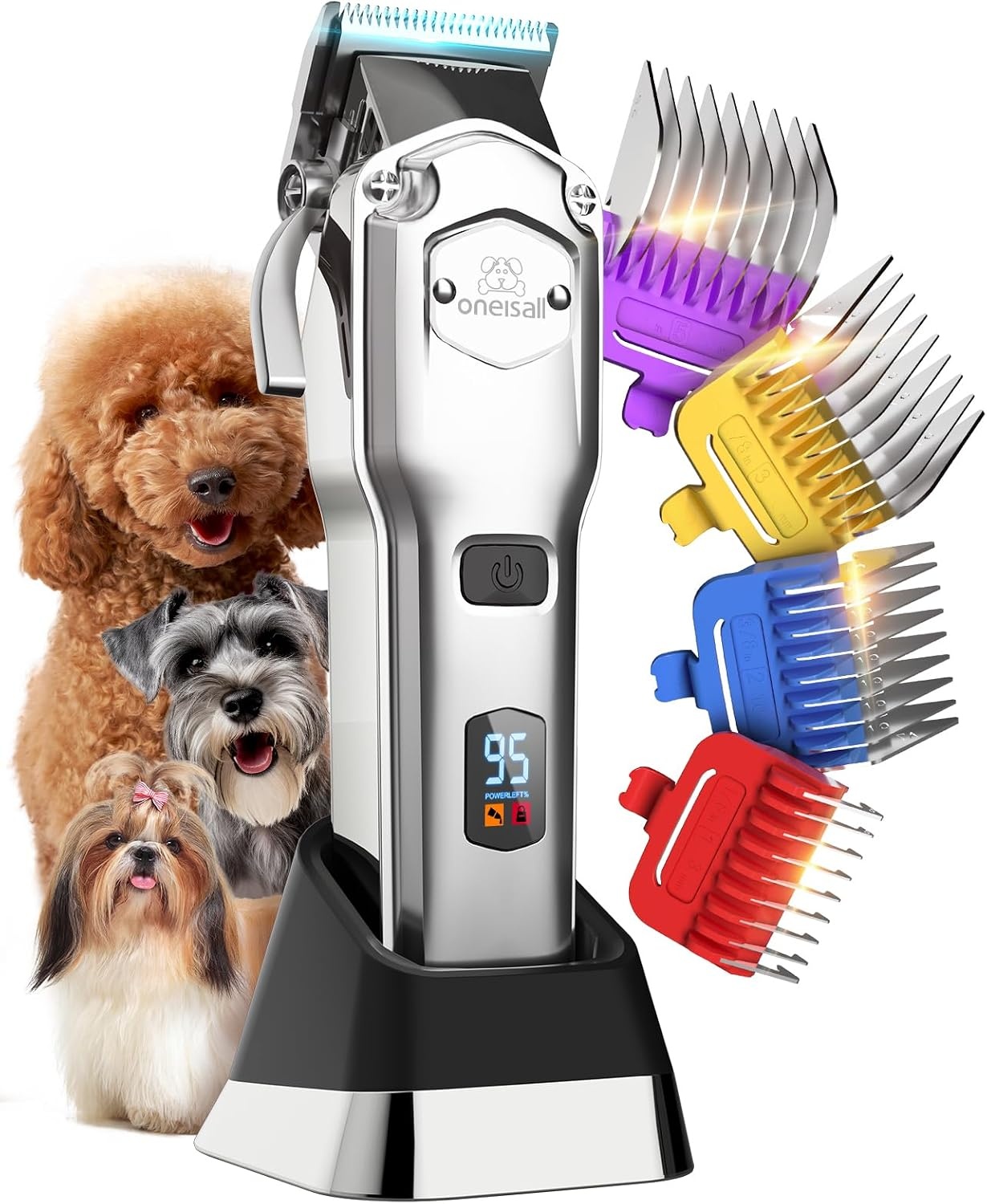Profi Hundeschermaschine für dickes Haar - 33% Rabatt - Kabellos & Leise