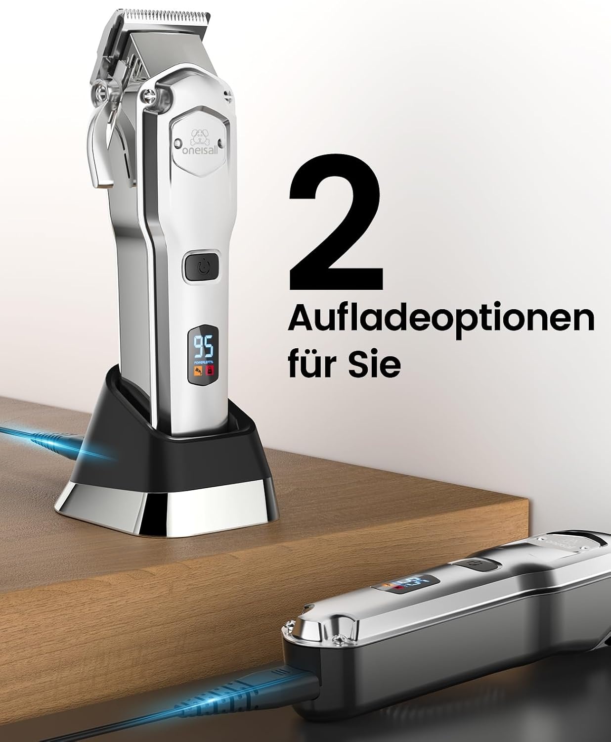 Profi Hundeschermaschine für dickes Haar - 33% Rabatt - Kabellos & Leise