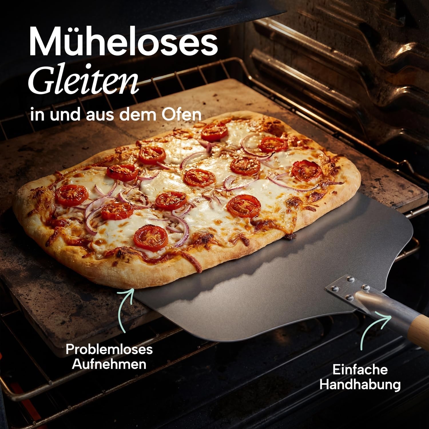 Pizzaschaufel aus Aluminium 30,5 x 30,5 cm - 29% Rabatt