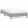 Stoff-Bettgestell 90x200 cm, Lichtgrau - 34% Rabatt