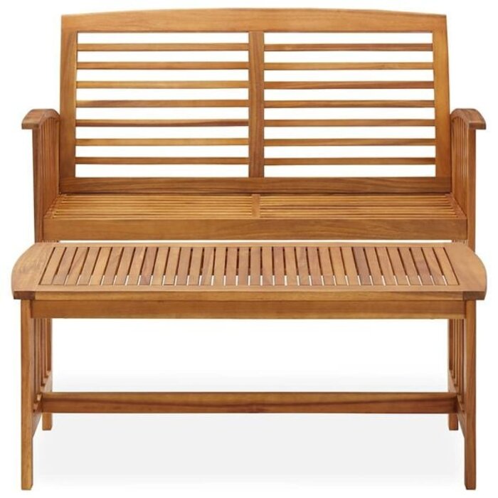 Massives Akazienholz Loungeset 2-teilig - 35% Rabatt