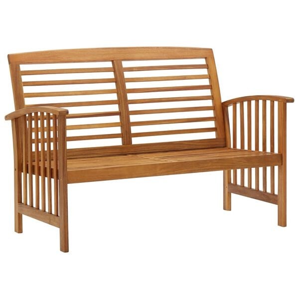 Massives Akazienholz Loungeset 2-teilig - 35% Rabatt