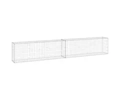 Vidaxl Gabionenwand 300x30x50 cm verzinkter Stahl - 46% Rabatt