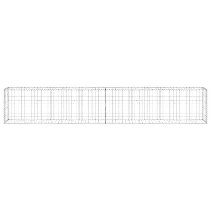 Gabionenwand 300x30x50 cm verzinkter Stahl - 34% Rabatt