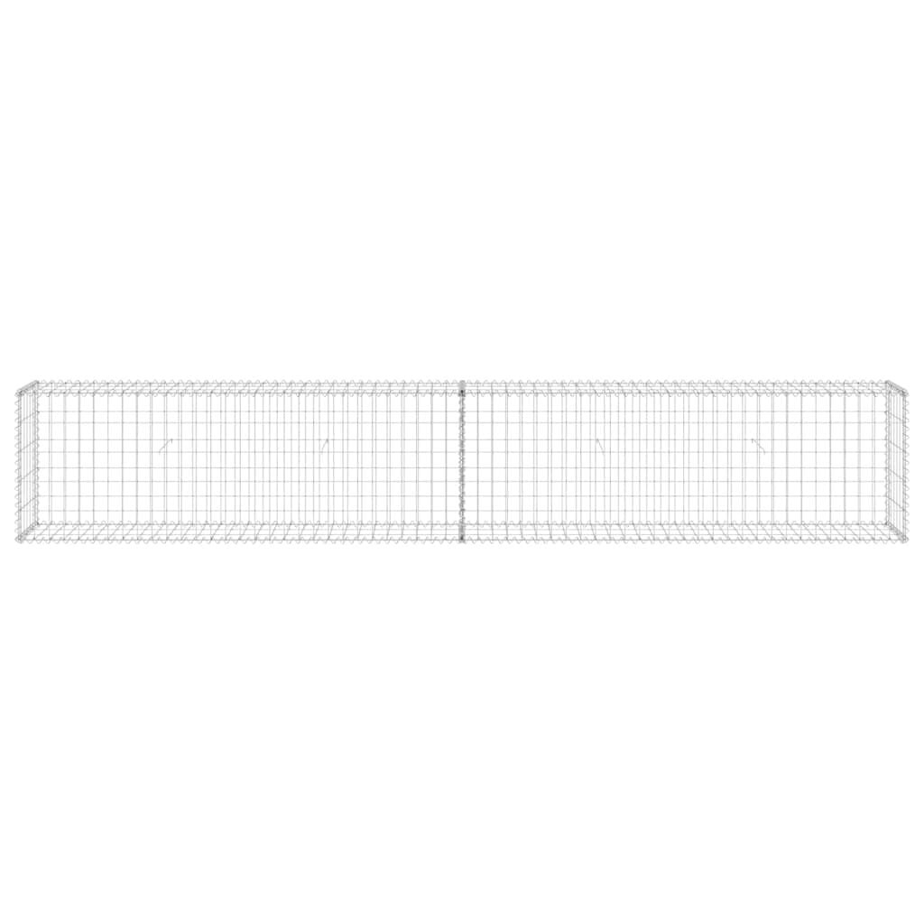 Gabionenwand 300x30x50 cm verzinkter Stahl - 34% Rabatt