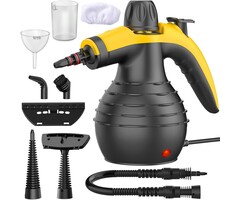 Handdampfreiniger 1050W mit 9-teiligem Zubehörset - 39% Rabatt