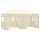 Faltbares Partyzelt 291 x 580 cm Creme - 35% Rabatt