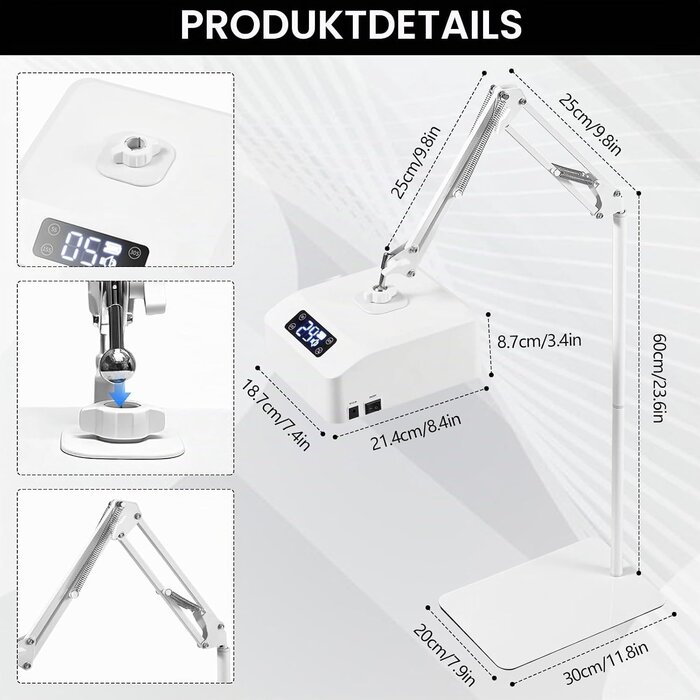 UV-LED-Nagellampe 48W mit Akku - 34% Rabatt