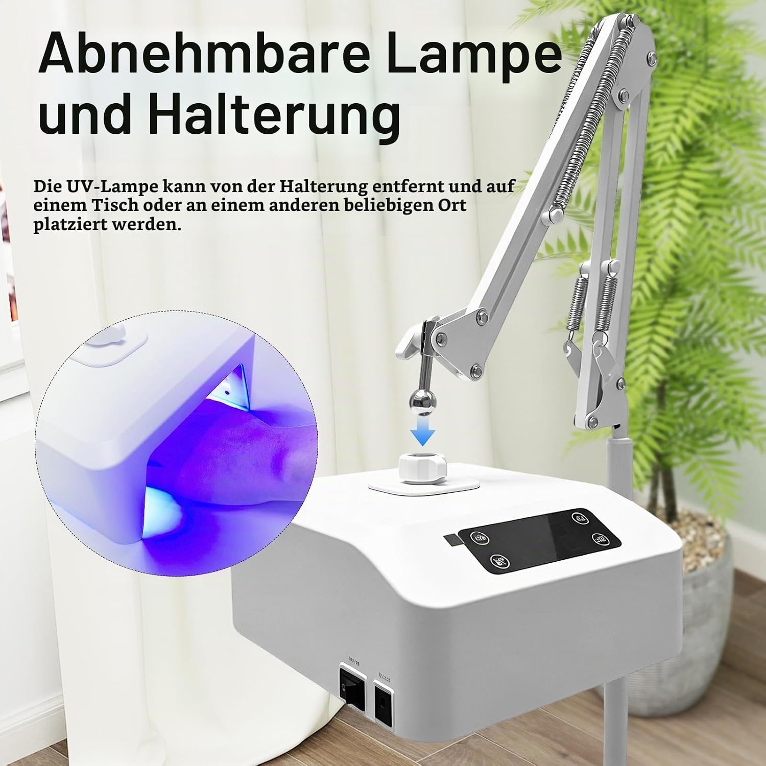 UV-LED-Nagellampe 48W mit Akku - 34% Rabatt