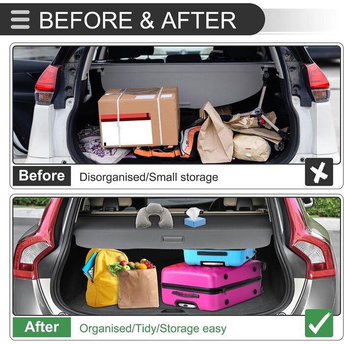 Kofferraumabdeckung für Infiniti QX50 2019-2024 - 33% Rabatt