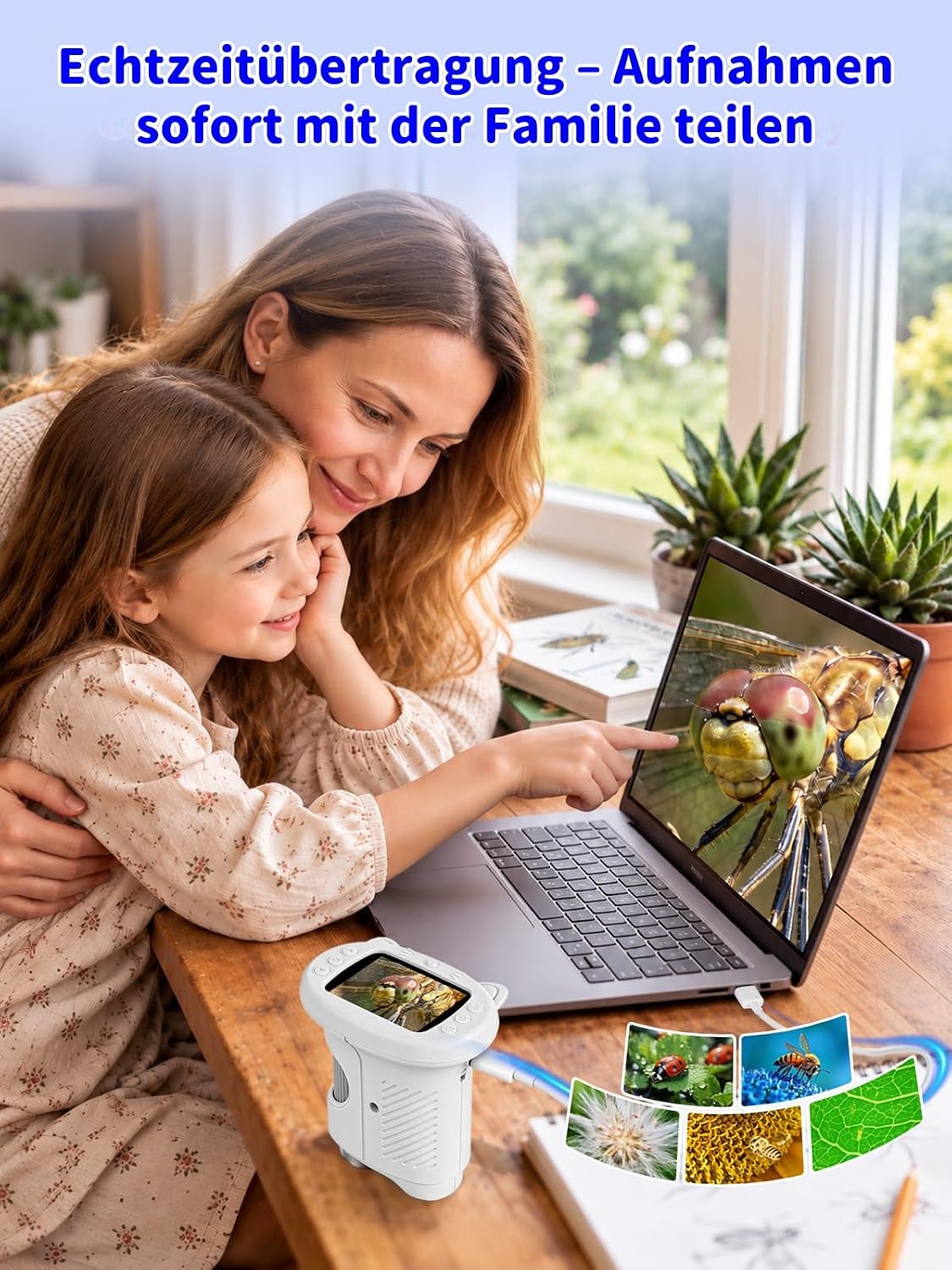 Digitales Mikroskop für Kinder | 1000x Vergrößerung | 30% Rabatt