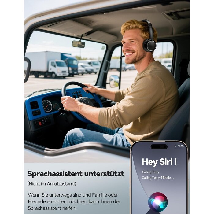 Kabelloses On-Ear Bluetooth Headset inkl. Ladestation - 33% Rabatt