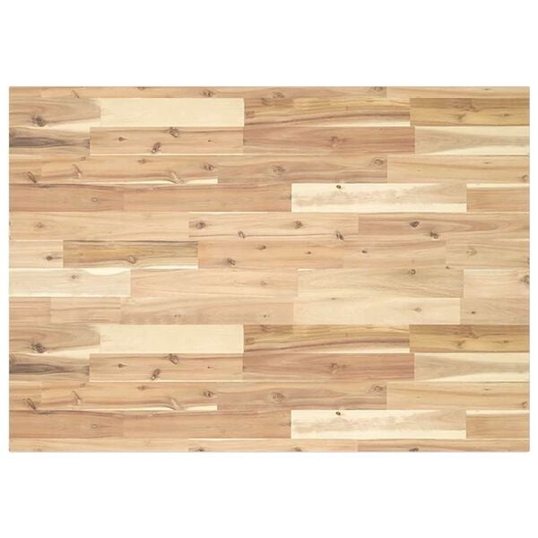 Tischplatte Akazienholz 100x70x2 cm - Massiv & robust - 34% Rabatt