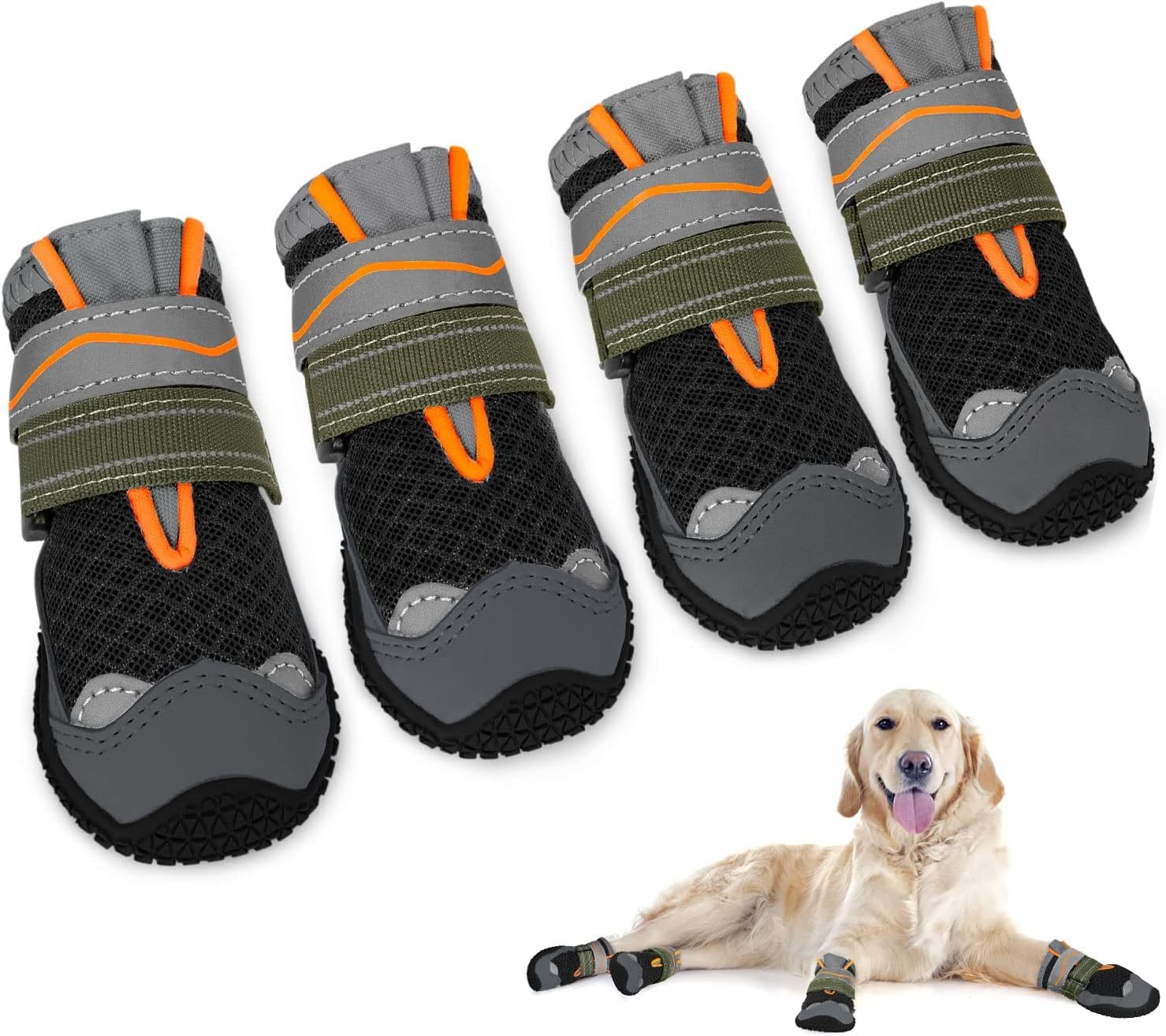 Hundeschuhe Pfotenschutz Größe 2 Schwarz - 30% Rabatt