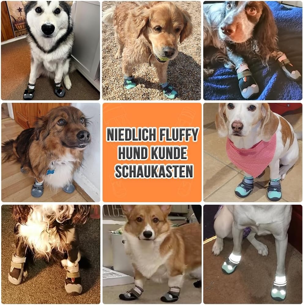Hundeschuhe Pfotenschutz Größe 2 Schwarz - 30% Rabatt