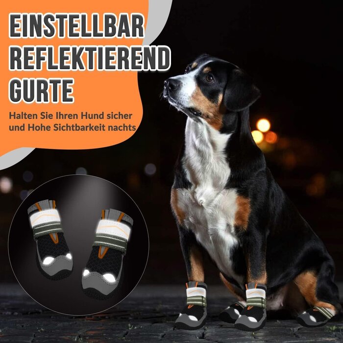 Hundeschuhe Pfotenschutz Größe 2 Schwarz - 30% Rabatt