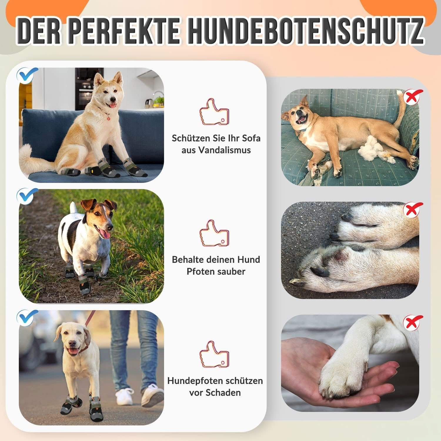 Hundeschuhe Pfotenschutz Größe 2 Schwarz - 30% Rabatt