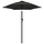 Sonnenschirm 200 x 224 cm Aluminium Anthrazit - 32% Rabatt