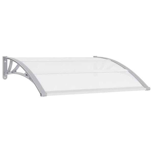Türvordach 120x100 cm Polycarbonat Grau - 33% Rabatt auf Rückläufer