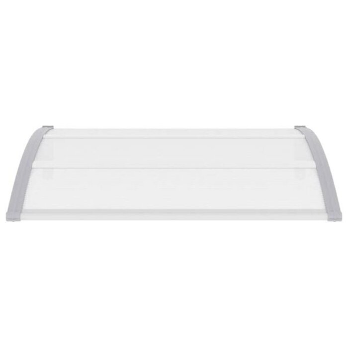 Türvordach 120x100 cm Polycarbonat Grau - 33% Rabatt auf Rückläufer